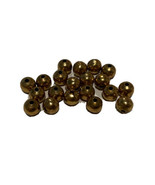 Lot of 20 Small Gold Metal Beads - 0.4 mm x - £31.41 GBP