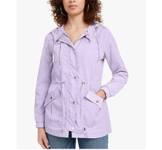 Maralyn &amp; Me Womens Lilac Rain Anorak Hooded Jacket NWT AE61 - $39.19