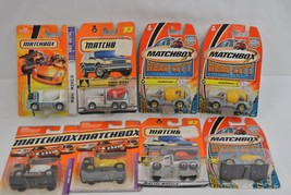 Matchbox Mixopotamus Cement Mixer MBX Mixer Diecast Car Lot of 8 New on Cards - £19.32 GBP