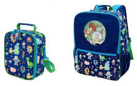 NWT Disney Toy Story 4 Kids Lunchbox &amp; Matching Backpack Woody Buzz Rex Forky + - £35.41 GBP