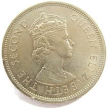 Hong Kong One Dollar 1960 Queen Elizabeth The Second Portrait Circulated... - $14.84