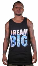 Yea Nice Men&#39;s Black Dream Big Logo Gráfico Verano Tanque Top Muscle Camisa Nwt - $18.70