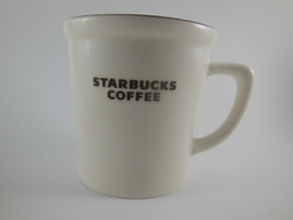 Starbucks Mug Brown &amp; White Coffee Cup 2009 New Bone China 4 3/8&quot; tall l... - $18.80