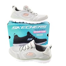 SKECHERS Sneakers Summits Woman 10 Athletic Slip on Activewear Air Cooled Shoe - £48.82 GBP