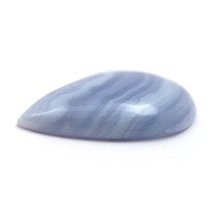 DVG 41.92 Carats TCW Blue Lace Agate Pear Cabochon Gem - £15.65 GBP