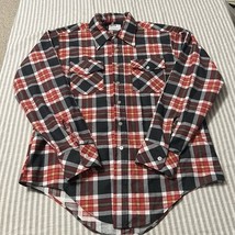 Vtg  Montgomery Ward Flannel Adult Large Multicolor Plaid Workwear No Ir... - $386.05 MXN