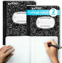 Composition Notebook College Ruled - 2 Pack College Ruled 200 Pages (100... - $19.56