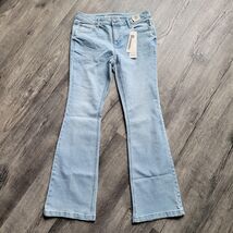 New NWT No Boundaries Denim Jeans Women Sz 10 Light Blue Wash Boot Cut M... - $11.86