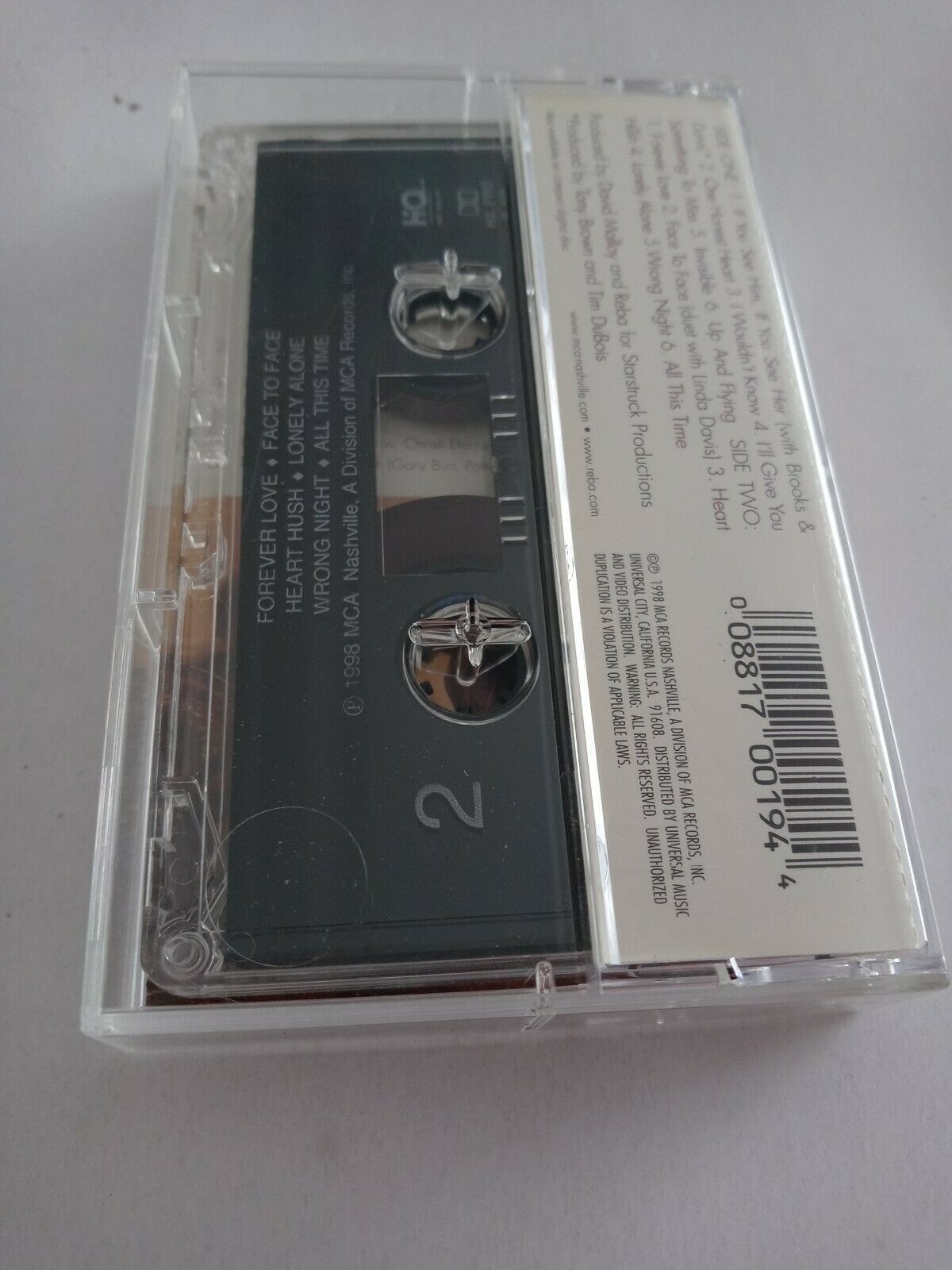 REBA McENTIRE - If You See Him CASSETTE TAPE (1998) Item image 2