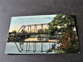 Mahoning River Bridge, Alliance, OH- G. Washington-1 Cent-1912 Postcard. RARE. - £26.31 GBP