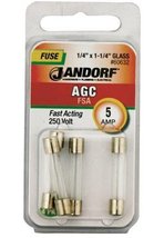 Jandorf Specialty Hardw Fuse Agc 5A Fast Acting 60632 - $18.62