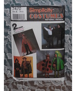 Simplicity Pattern 7470 Kids' Costume with Cape & Headpiece Ladybug Dinosaur SML - £4.68 GBP
