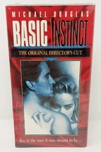 Basic Instinct (VHS, 1992) New Sealed Watermark Original Director&#39;s Cut Douglas - £16.89 GBP