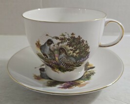 Vintage Elizabethan Game Bird Fine Bone China Cup &amp; Saucer Made in England - $18.81