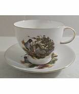 Vintage Elizabethan Game Bird Fine Bone China Cup &amp; Saucer Made in England - $346.16 MXN