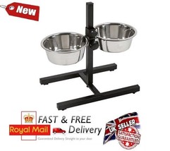 New Stainless Steel Non Slip DOG/CAT Feeding Bowls Dishwasher Safe - Fre... - €16,81 EUR