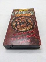 Champion Of Death Sony Chiba VHS - £7.11 GBP