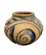 Southwestern Hand Made Studio Art Pottery Vase Signed Eliza 1994 - $18.99