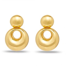 Lele Sadoughi Gold Medallion Drop Earrings Size One Size - $106.92