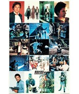 STAR WARS 23 x 35 &quot;The Empire Strikes Back&quot; 1980 Reproduction Collage Po... - £35.97 GBP