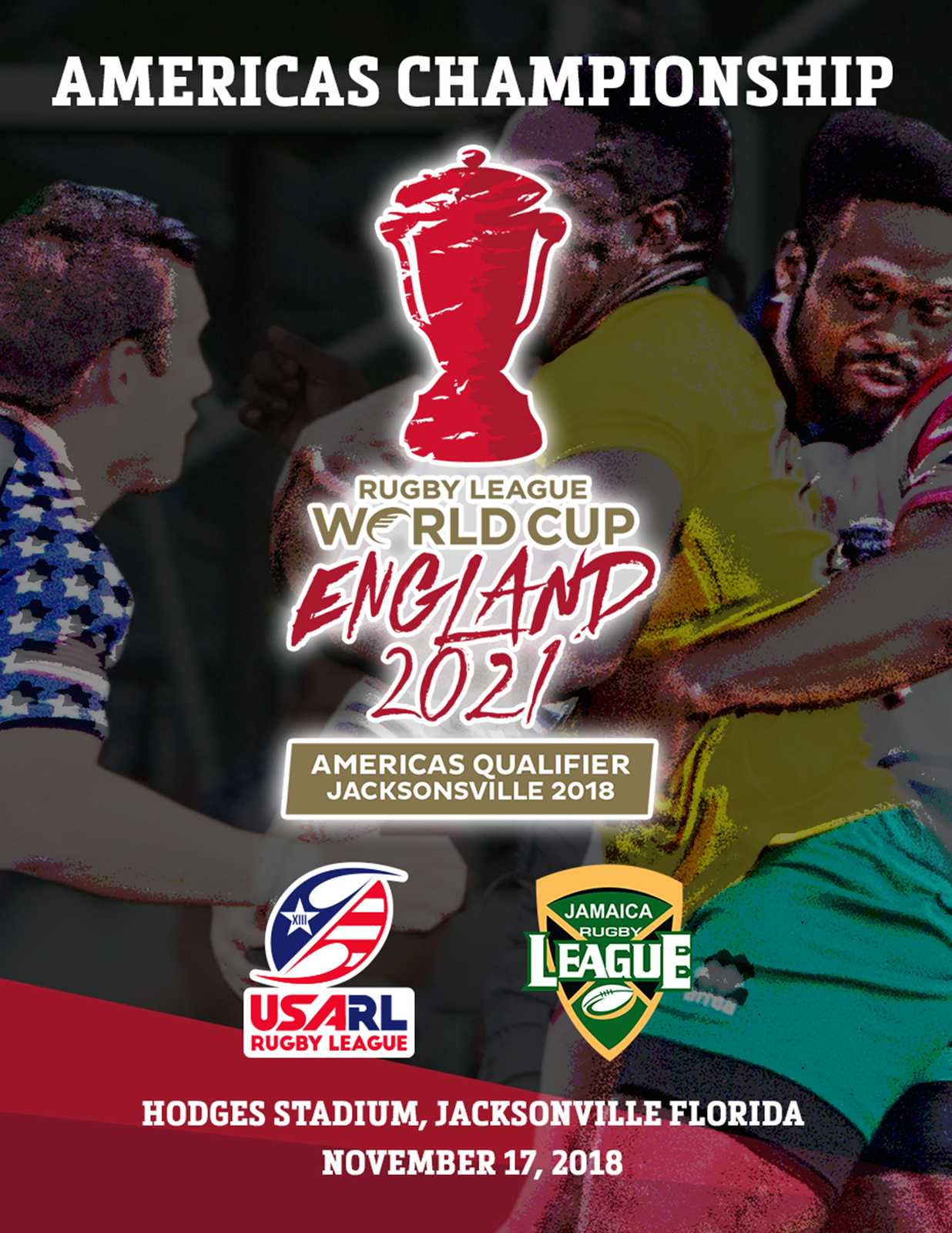 2021 RLWC qualifier: United States v Jamaica rugby league program - $2.75