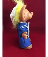 Vintage Uneeda Troll Doll Dressed As Sailor With Yellow Hair 8” - $19.79