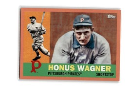 2017 Topps Archives 1960 Peach /199 Honus Wagner #23 HOF - $4.99