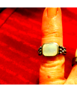 Lovely sterling silver and mother of pearl ring 5 - £32.70 GBP