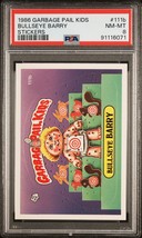 1986 Topps Garbage Pail Kids Series 3 OS3 Bullseye Barry 111b Psa 8 Nm Mint - £22.27 GBP