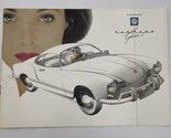Vintage 1958 VW Volkswagen OEM Karmann Ghia Dealer Car Sales Brochure Or... - $47.45