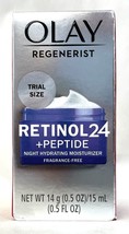 Olay Regenerist Retinol 24 + Peptide Night Hydrating Moisturizer 15 mL - $8.00