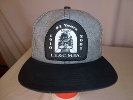 2001 LECMPA Railroad Transportation Insurance Snapback Cap -- Black and Gray - £9.35 GBP