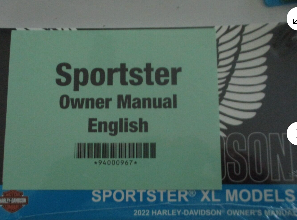2022 Harley Davidson Sportster XL Modèles Propriétaire Opérateurs Owner&#39;... - $28.77
