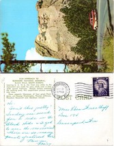 South Dakota Black Hills Mount Rushmore National Memorial Wagon Car VTG Postcard - £7.38 GBP