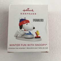 Hallmark Keepsake Ornament Peanuts Gang Winter Fun With Snoopy #21 New 2018 - £30.03 GBP