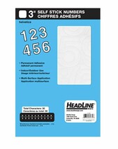 HeadLine Sign Self Stick Vinyl Letters, White, 3&quot;, Helvetica, 63 Count, ... - $246.52 MXN