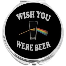 Wish You Were Beer Compact with Mirrors - Perfect for your Pocket or Purse - $11.76