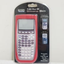 TI-84 Plus SE Silicone SKIN FOR Calculator Red Cover Also Fits Silver Edition - £6.21 GBP