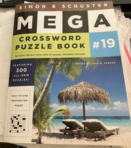 Mega Crossword Puzzle Book: Series 19 Paperback Simon &amp; Schuster  - £6.28 GBP