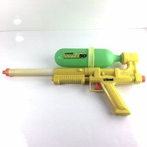 AS IS Vintage Yellow 1990 Larami Super Soaker 50 Water Gun Working But Damaged - £10.88 GBP