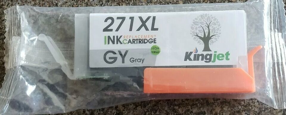 Compatible Canon 271XL High Yield GRAY Inkjet Replacement Cartridge Kingjet - $14.96