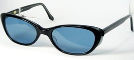 EYEVAN Jayne GRPH BLACK /STONE BLUE SUNGLASSES GLASSES W/ blue LENS 49-1... - $103.45