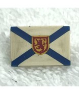 Nova Scotia Flag  Pin Vintage Canada Plastic - $12.95