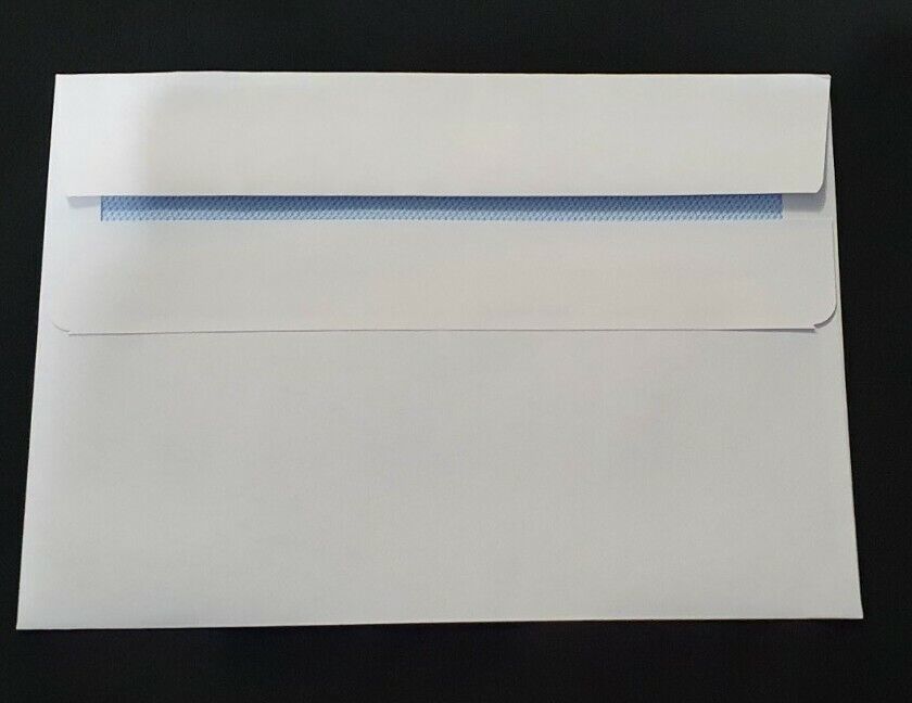 10 x  White Envelopes Self Seal For Letters Postal C6 Size : 114 x 162 m... - $1.58