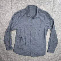 Lululemon Snap Front Men’s XL Blue Marled Front Double Pocket - $37.61