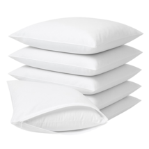 6-Pack Zippered Fabric Pillow Protector Covers 20&quot; x 30&quot;  Waterproof, Br... - $313.52 MXN