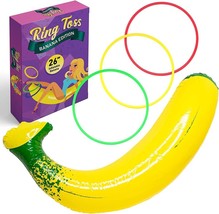 Inflatable Banana Ring Toss Bachelorette Party Games - Bridal Shower Game,... - £11.93 GBP