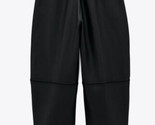 Zara Femmes Sheeny Revêtu Noir à Smocks Taille Sac en Papier Pantalon NO... - £17.12 GBP