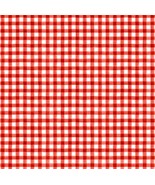 Create It 18&quot;x21&quot; Cotton Hen Check Precut Sewing &amp; Craft Fabric, Red 1 P... - $4.49