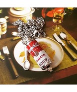 UNIQUE CAMPBELL&#39;S TOMATO SOUP NECKLACE mixed up dolly SPOON charm POP AR... - $8.85